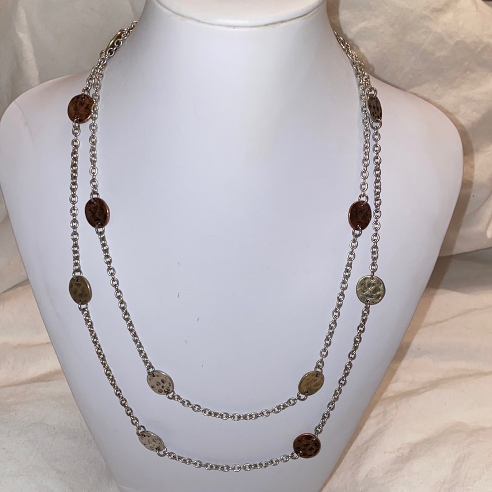 Premier Silver and Copper Necklace
